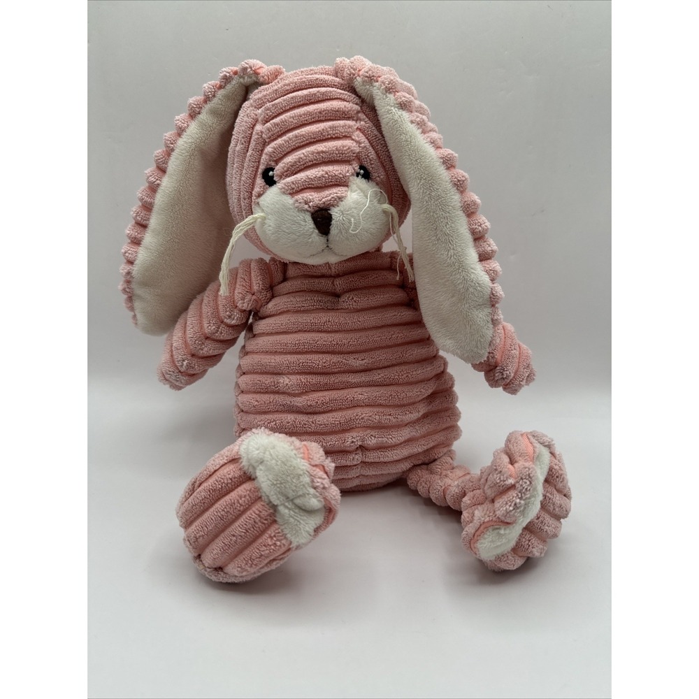Kordy‎ Bunny Jr Plush Stuffed Animal Toy 12" by Unipak, Coral Pink